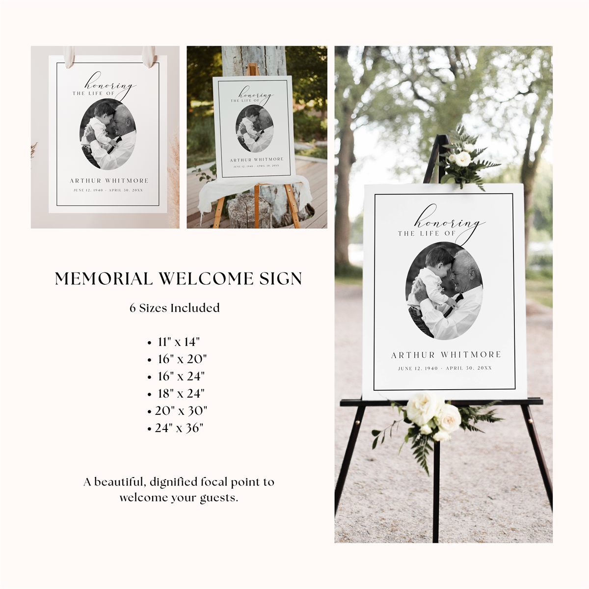 Editable Funeral Bundle — complete suite