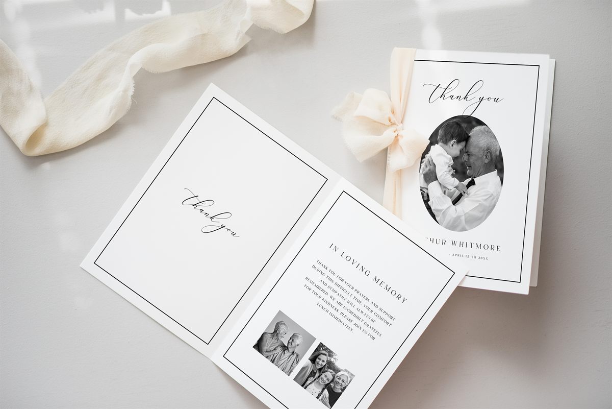 Editable Funeral Bundle — second design layout